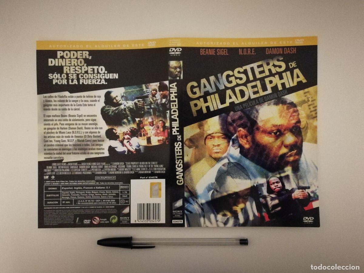 Cinema: CARATULA ORIGINAL -A4- G&aacute;ngsters de Philadelphia - DAMON DASH