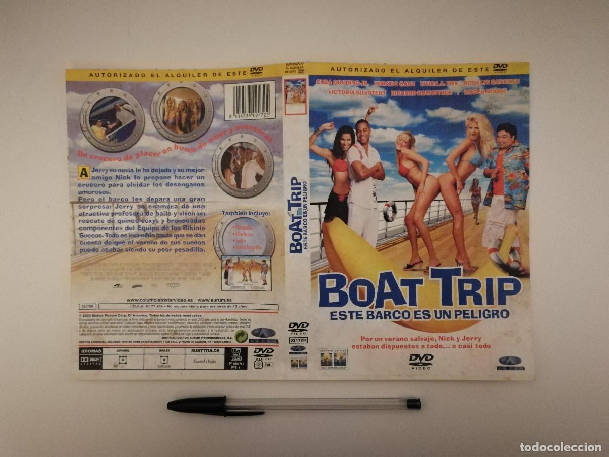 Cinema: CARATULA ORIGINAL -A4- BOAT TRIP ESTE BARCO ES UN PELIGRO - Cuba Gooding Jr. - Victoria Silvstedt