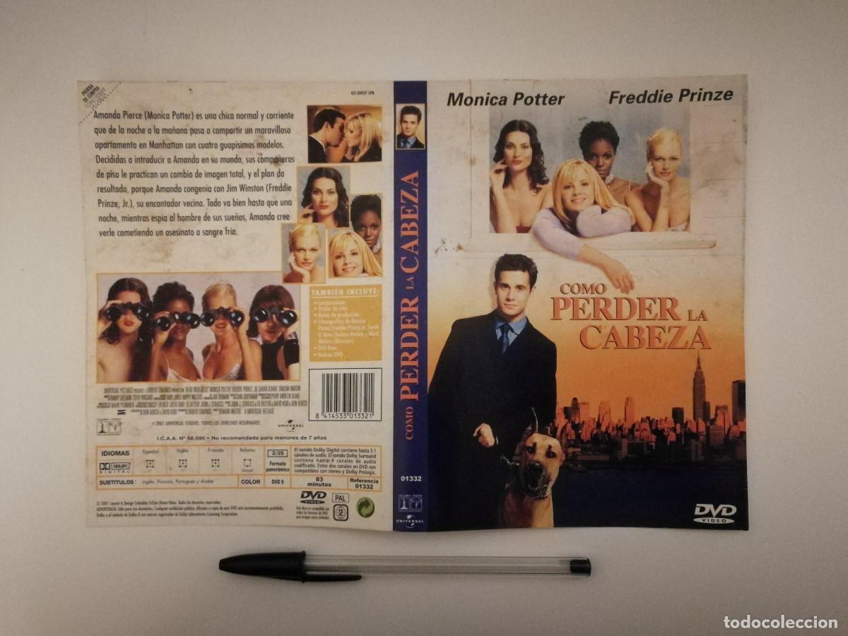 Cinema: CARATULA ORIGINAL -A4- COMO PERDER LA CABEZA - MONICA POTTER - FREDDIE PRINZE