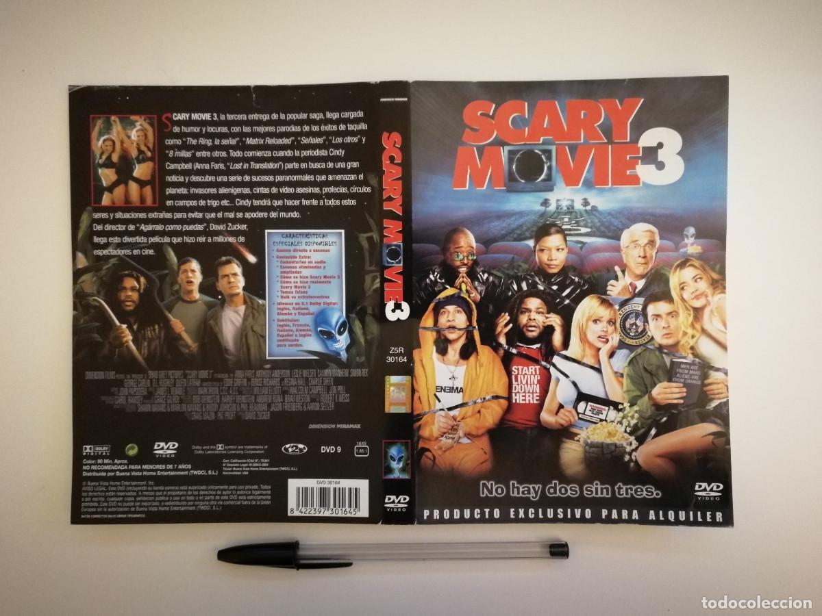 Cinema: CARATULA ORIGINAL -A4- SCARY MOVIE 3 - ANNA FARIS