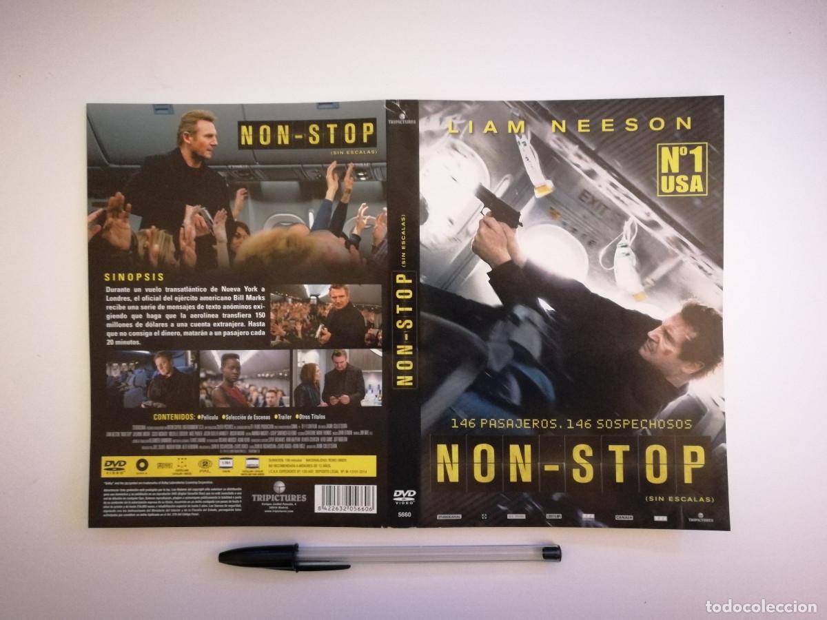 Cinema: CARATULA ORIGINAL -A4- NON-STOP SIN ESCALAS - LIAM NEESON