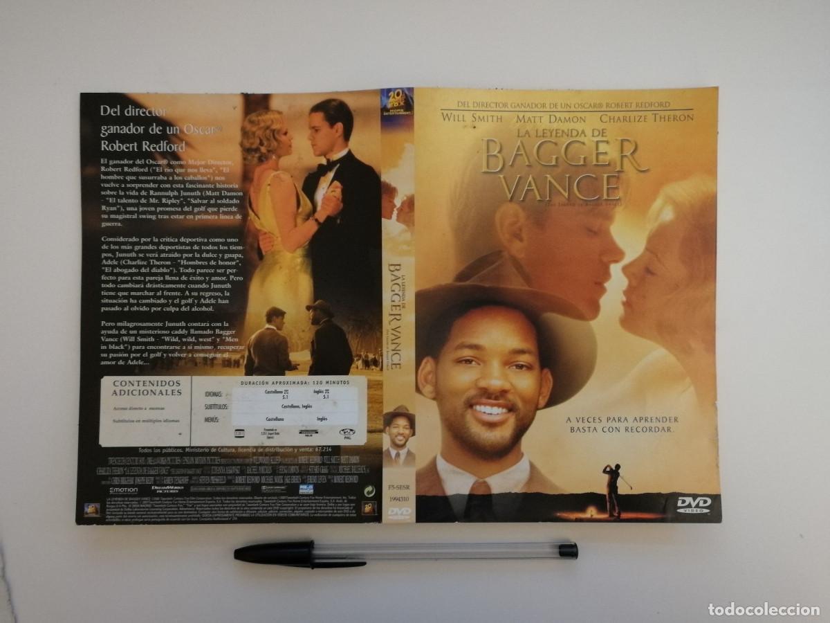 Cinema: CARATULA ORIGINAL -A4- LA LEYENDA DE BAGGER VANCE - WILL SMITH