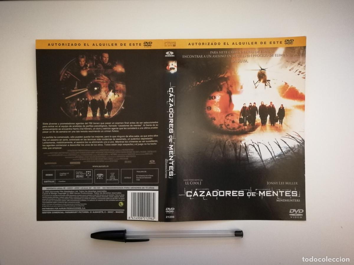 Cinema: CARATULA ORIGINAL -A4- CAZADORES DE MENTE - VAL KILMER - TERROR THRILLER