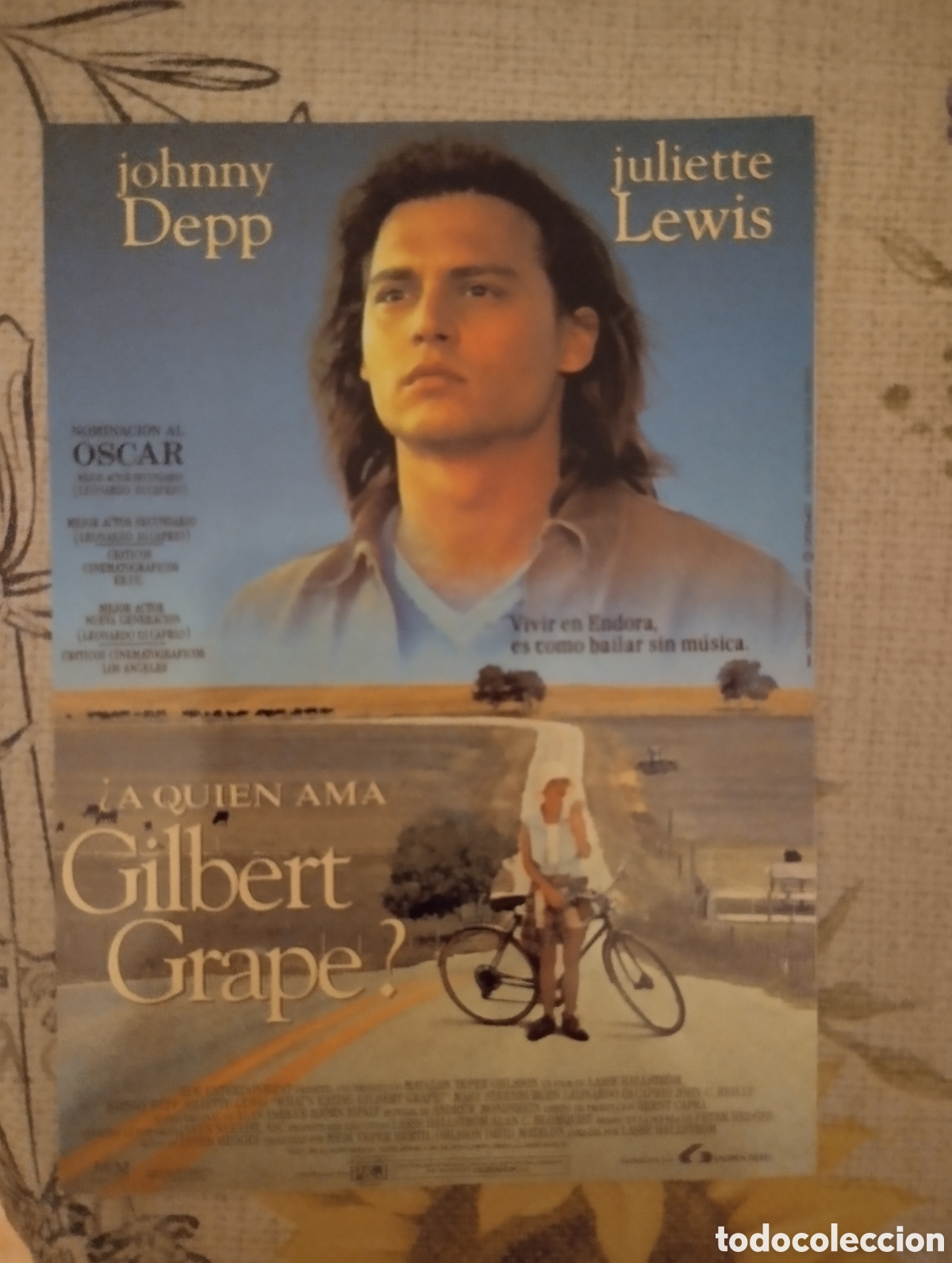 Cinema: Minificha N1134 de A Quien Ama Gilbert Grape ?.