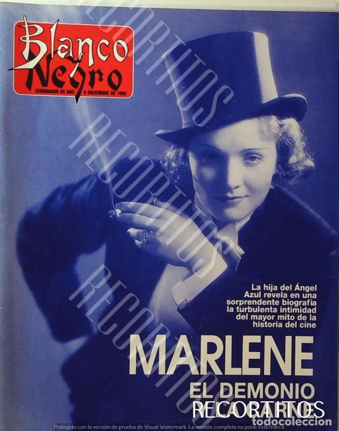Cine: recorte portada marlene dietrich - Foto 1