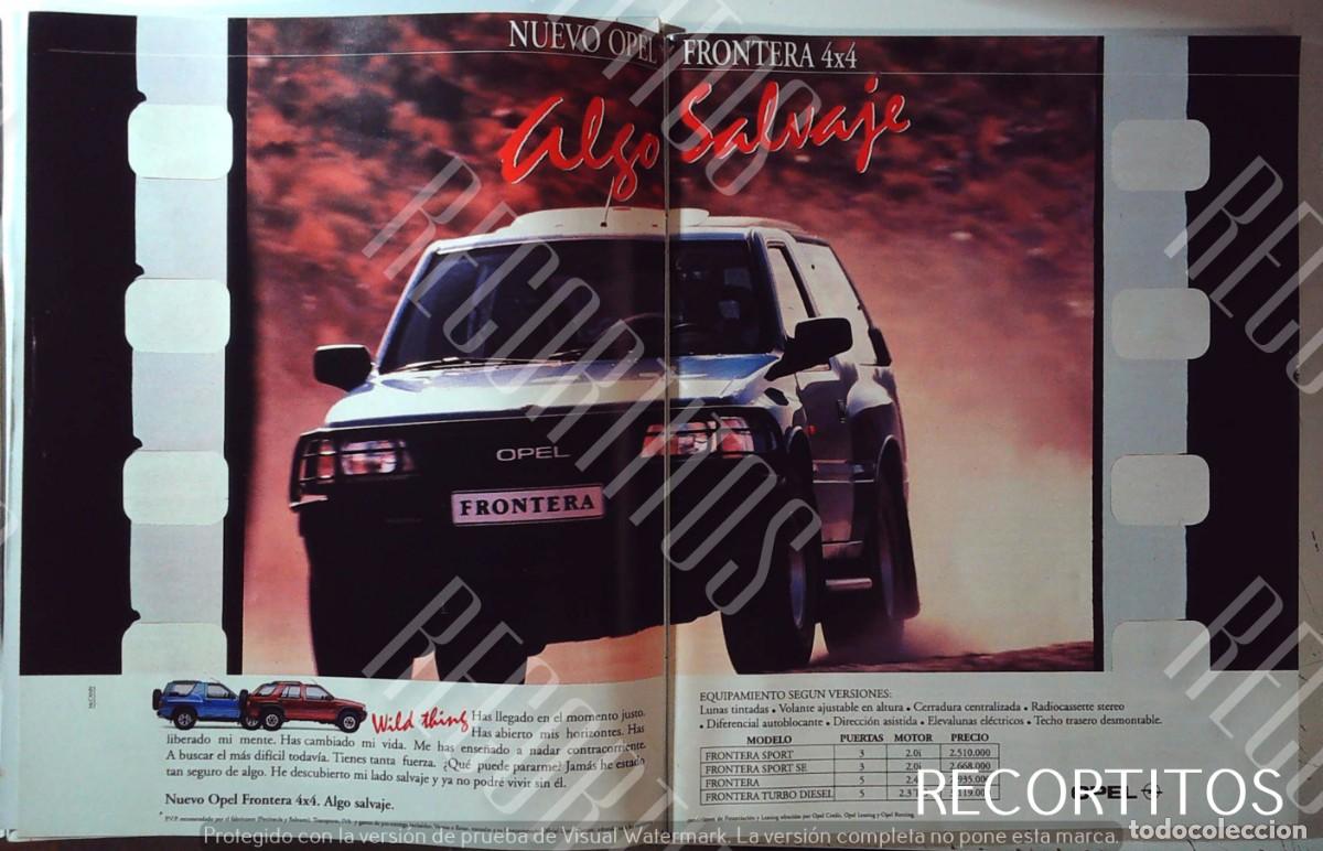 Kino: opel frontera 4x4 anuncio pubicidad