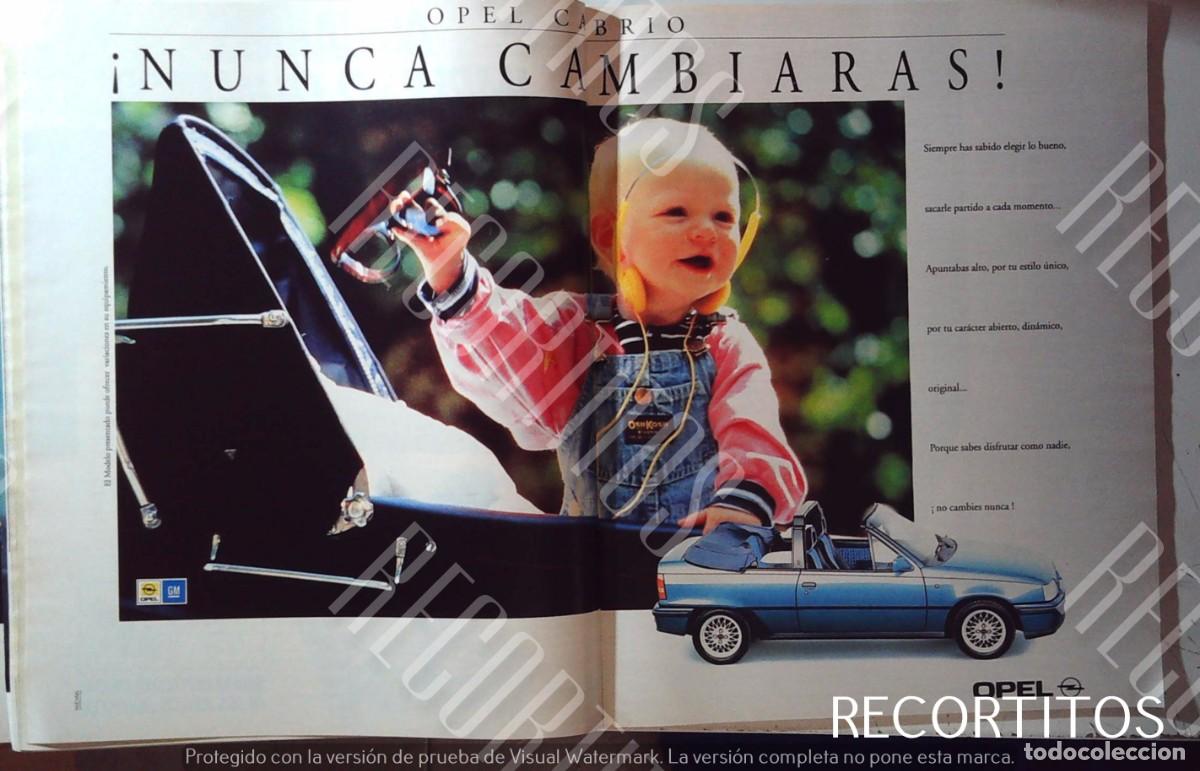 Cinema: opel cabrio anuncio publicidad