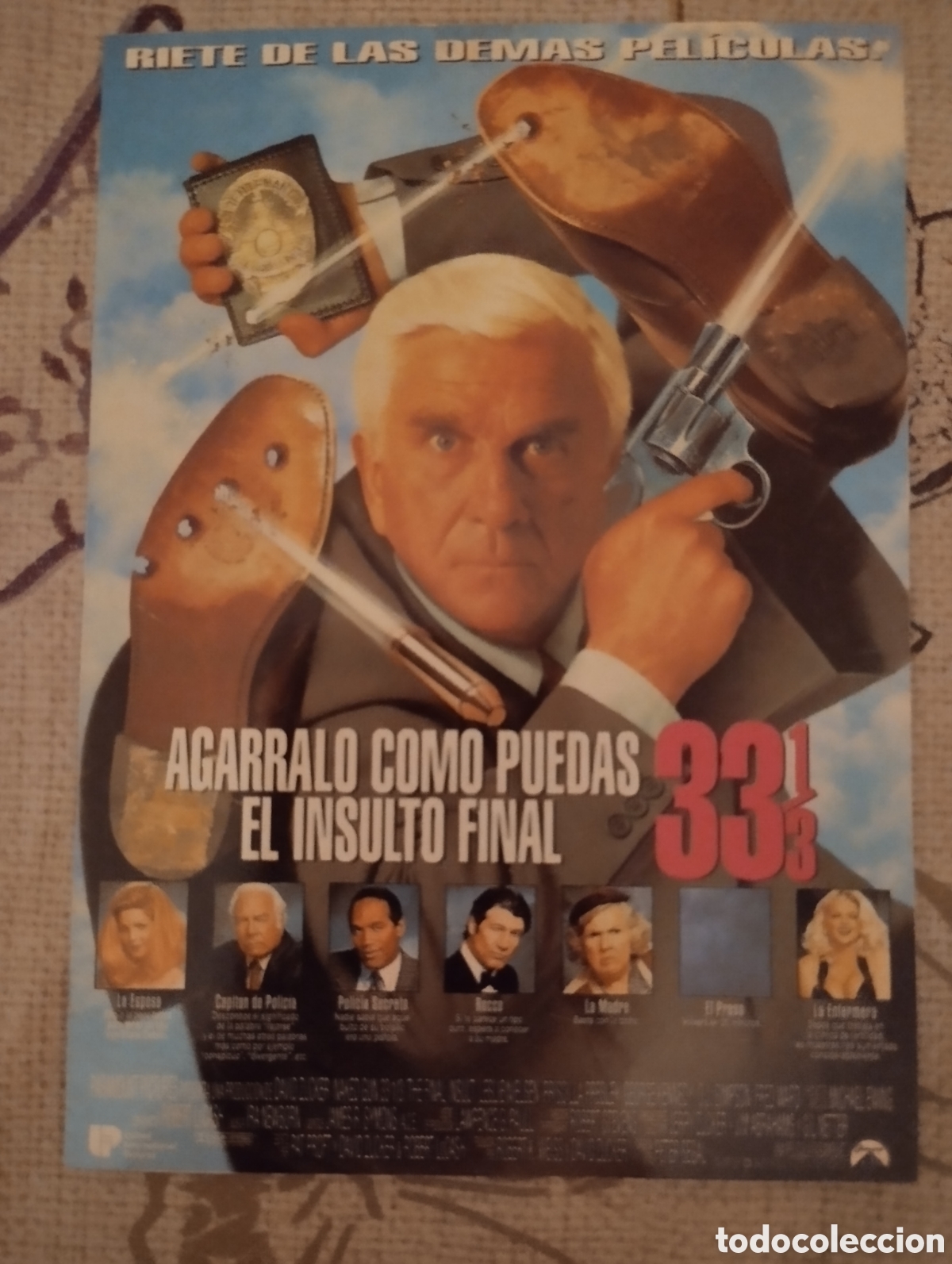 Kino: Minificha N1179 de Agarralo Como Puedas, El Insulto Final 33 1/3.