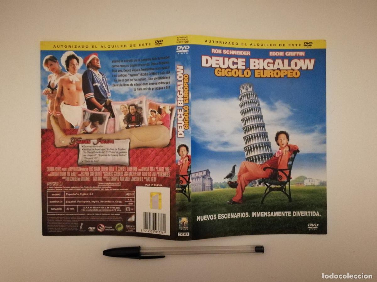 Kino: CARATULA ORIGINAL -A4- Deuce Bigalow Gigolo EUROPEO - ROB SCHNEIDER