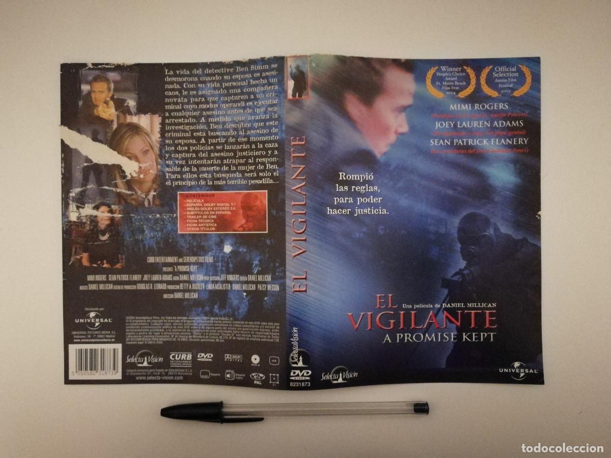 Kino: CARATULA ORIGINAL -A4- EL VIGILANTE - MIMI ROGERS
