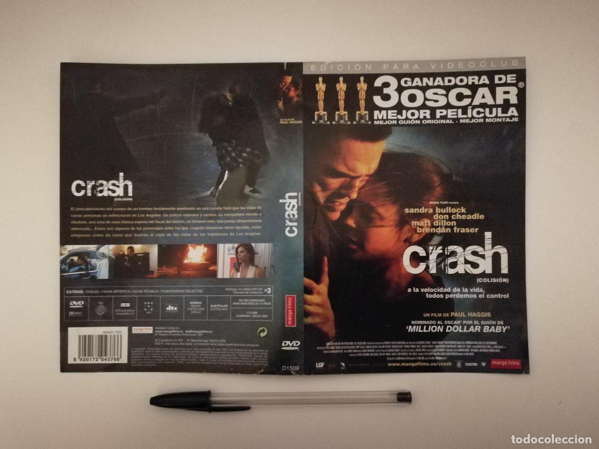 Kino: CARATULA ORIGINAL -A4- CRASH - SANDRA BULLOCK