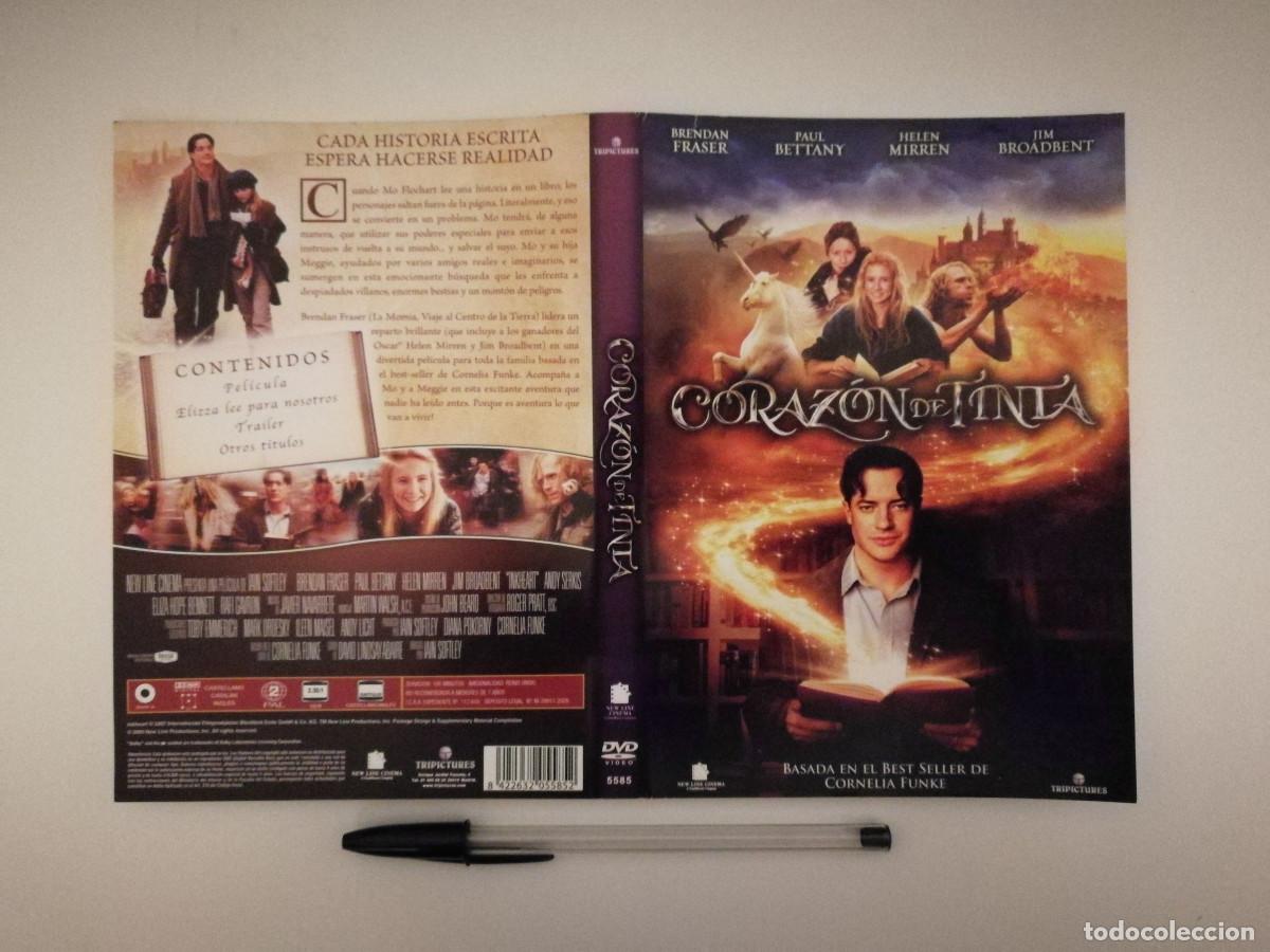 Cin&eacute;ma: CARATULA ORIGINAL -A4- CORAZON DE TINTA - BRENDAN FRASER