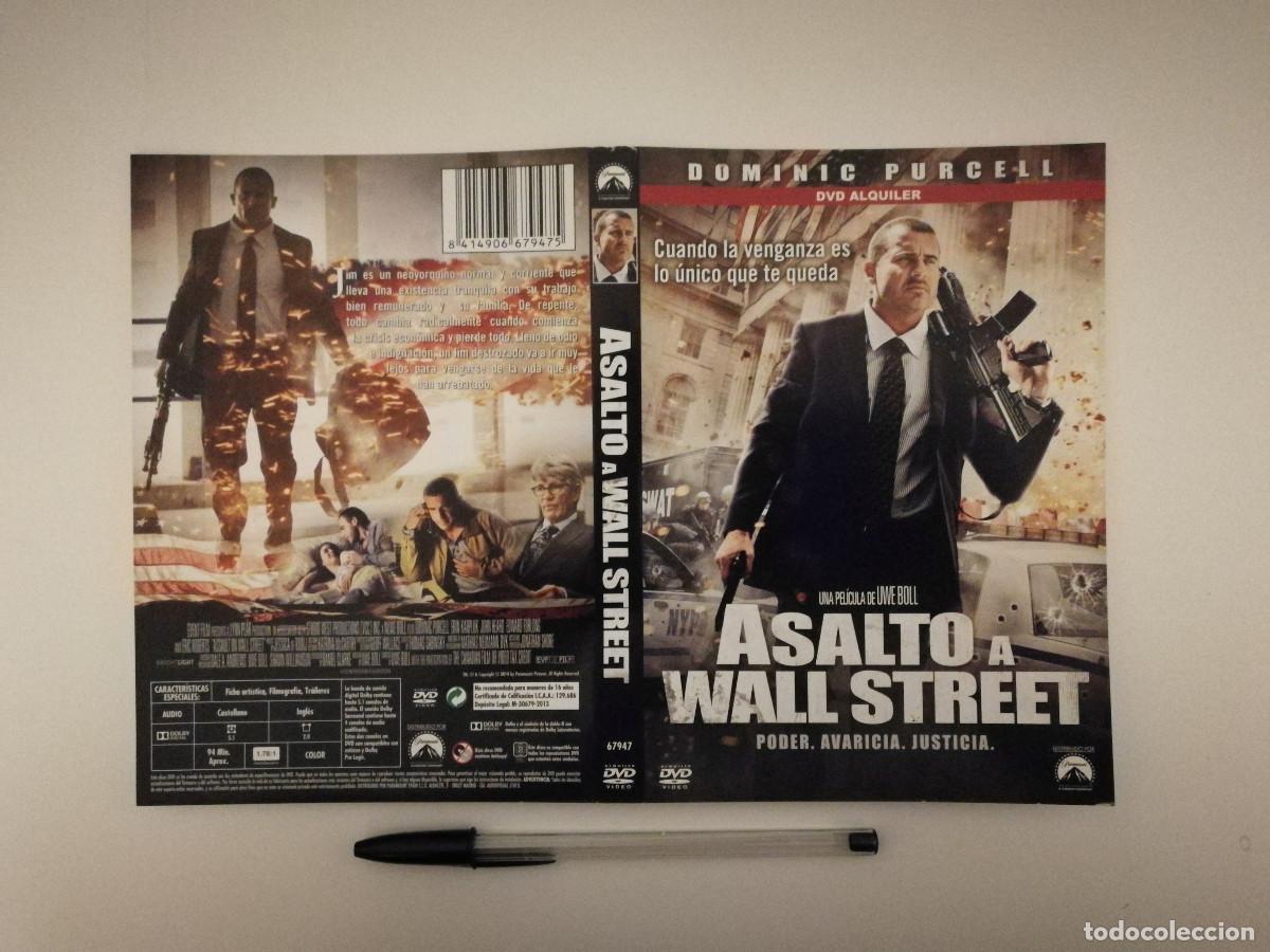Cin&eacute;ma: CARATULA ORIGINAL -A4- ASALTO A WALL STREET - UWE BOLL - DOMINIC PURCELL