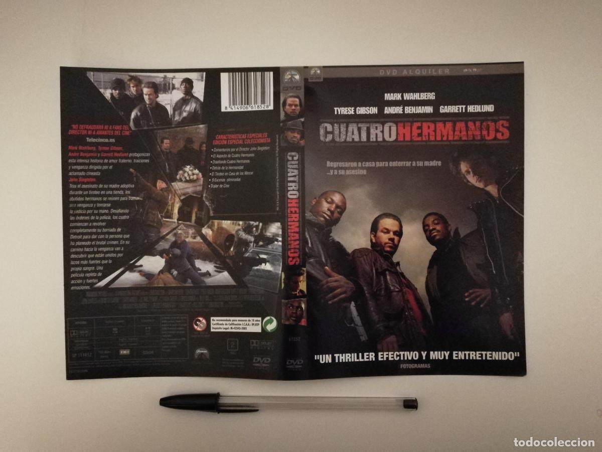 Cin&eacute;ma: CARATULA ORIGINAL -A4- CUATRO HERMANOS - MARK WAHLBERG