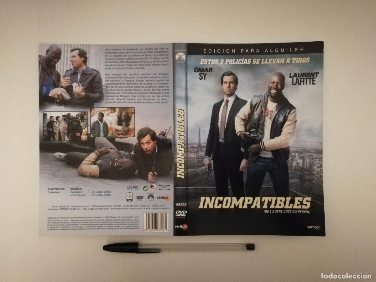 Cine: CARATULA ORIGINAL -A4- INCOMPATIBLES - OMAR SY
