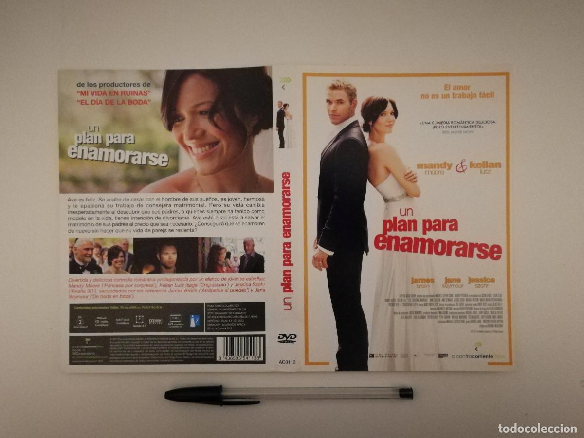 Cine: CARATULA ORIGINAL -A4- Un Plan Para Enamorarse - MANDY MOORE
