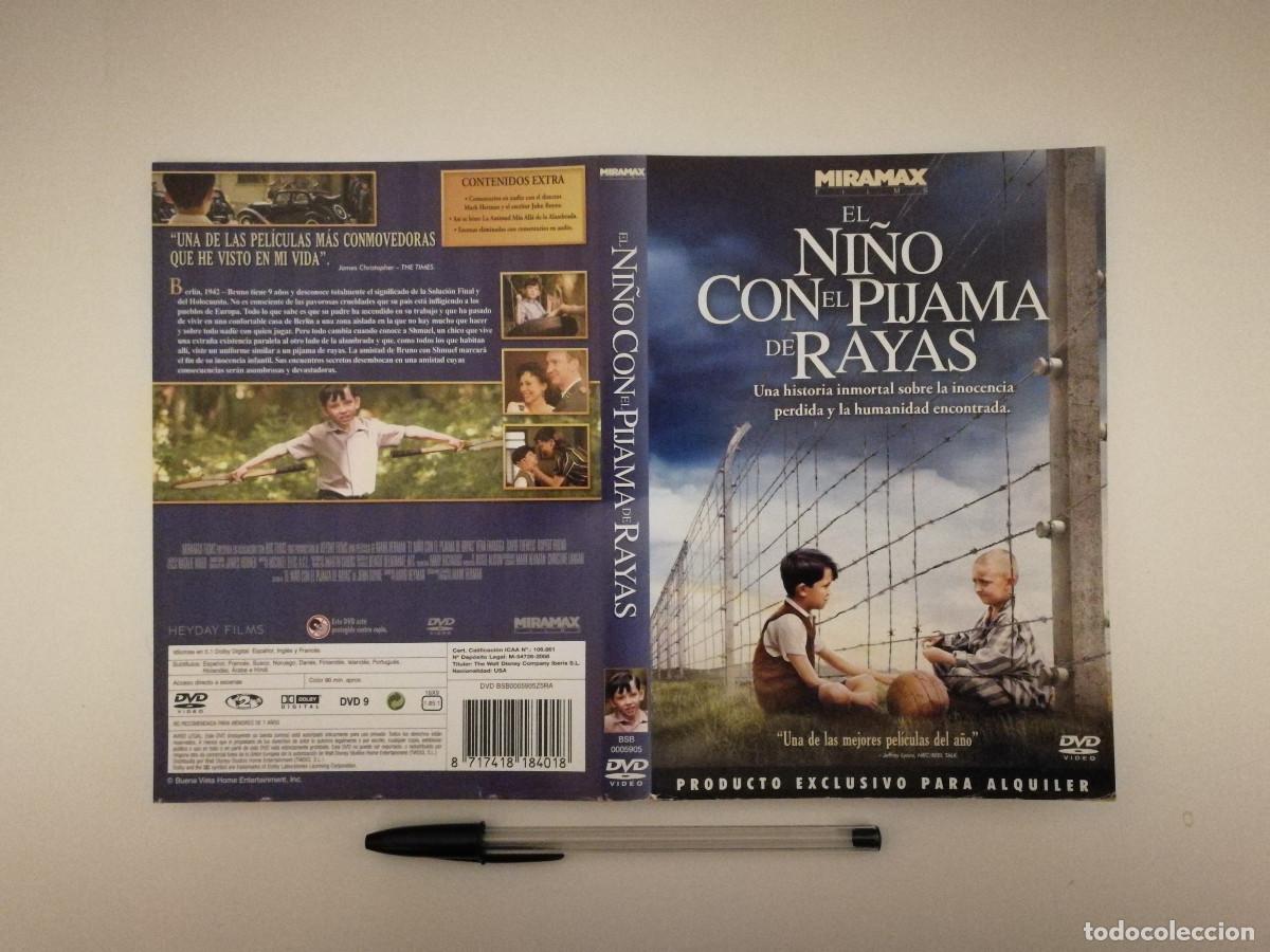 Cine: CARATULA ORIGINAL -A4- EL NI&Ntilde;O CON EL PIJAMA A RAYAS - Mark Herman