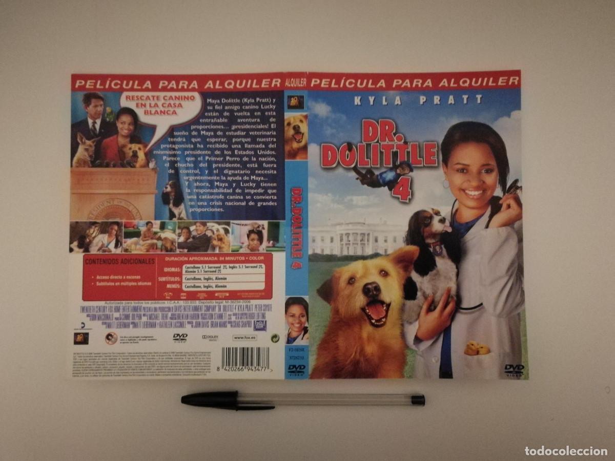 Cine: CARATULA ORIGINAL -A4- DR DOLITTLE 4 - KYLA PRATT