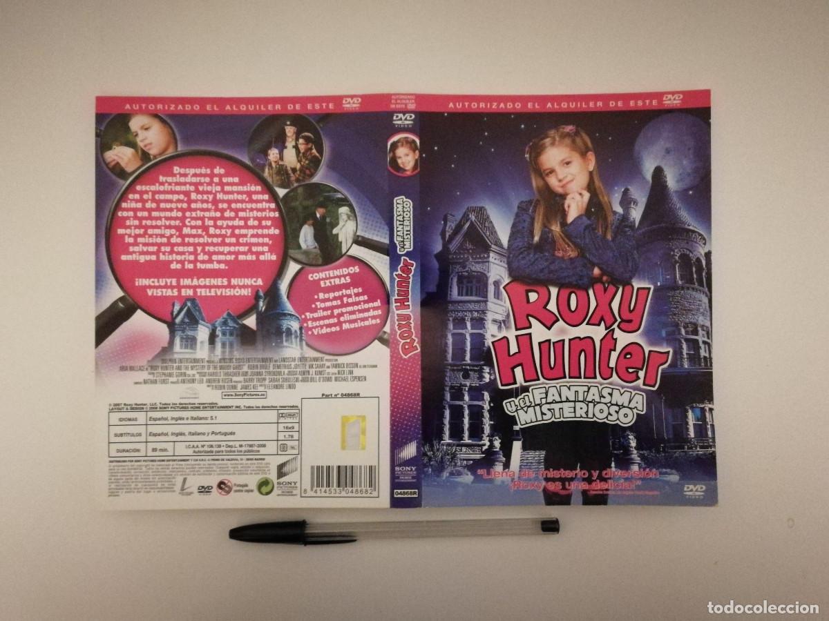 Cine: CARATULA ORIGINAL -A4- ROXY HUNTER Y EL FANTASMA MISTERIOSO - INFANTIL