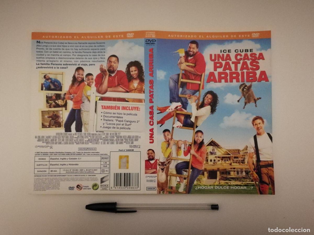 Cine: CARATULA ORIGINAL -A4- UNA CASA PATAS ARRIBA - ICE CUBE