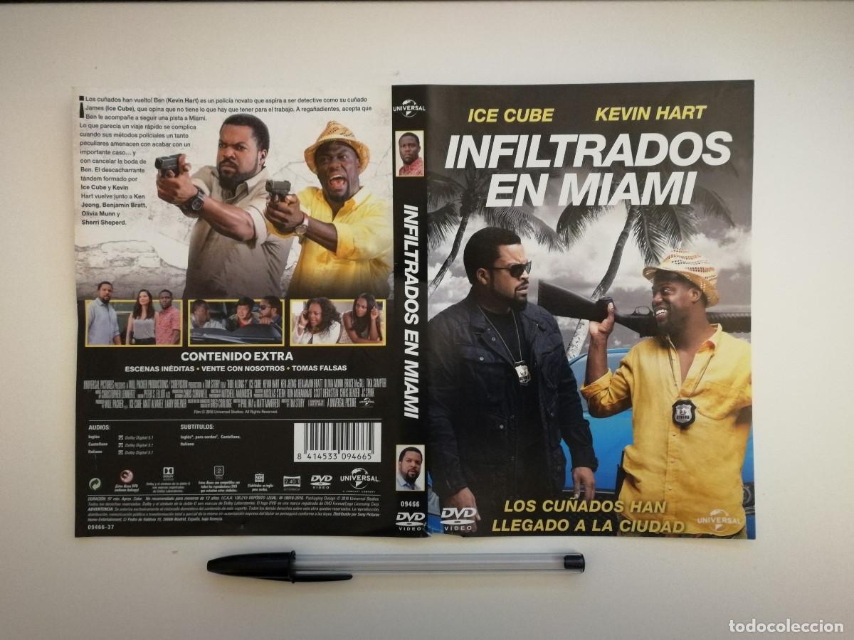 Cine: CARATULA ORIGINAL -A4- INFILTRADOS EN MIAMI - ICE CUBE