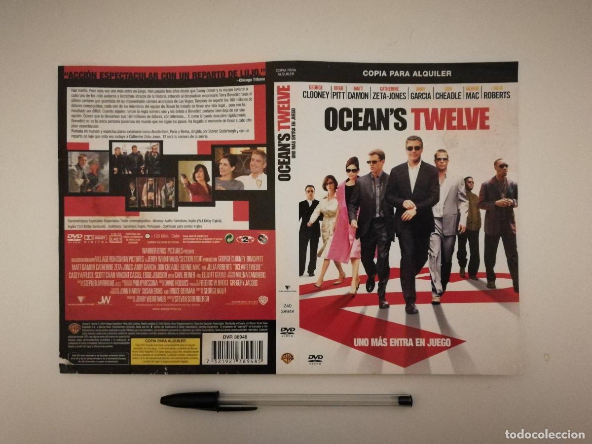 Cine: CARATULA ORIGINAL -A4- OCEAN'S TWELVE - MATT DAMON - BRAD PITT