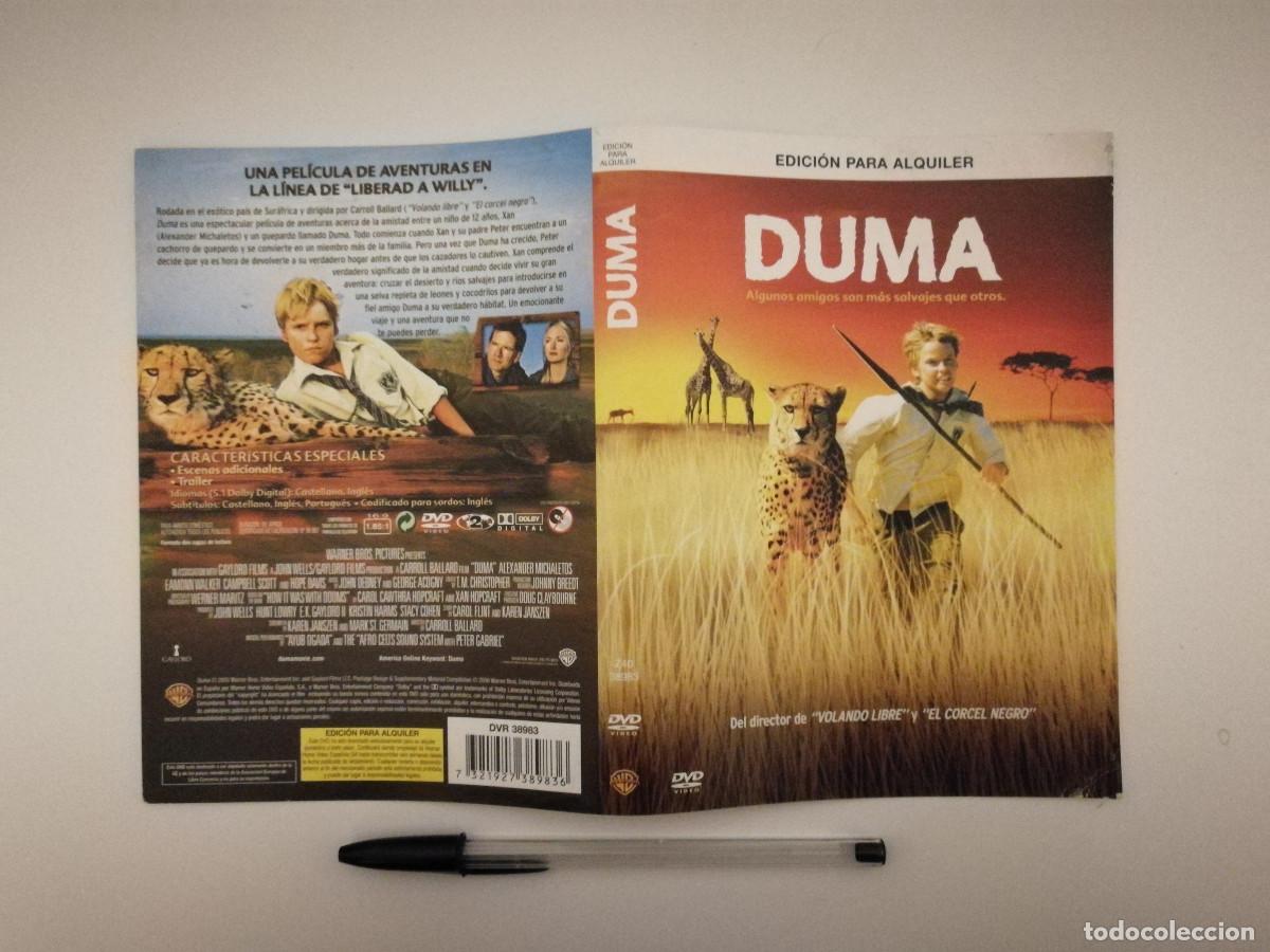Cine: CARATULA ORIGINAL -A4- DUMA - FAUNA - CARROLL BALLARD