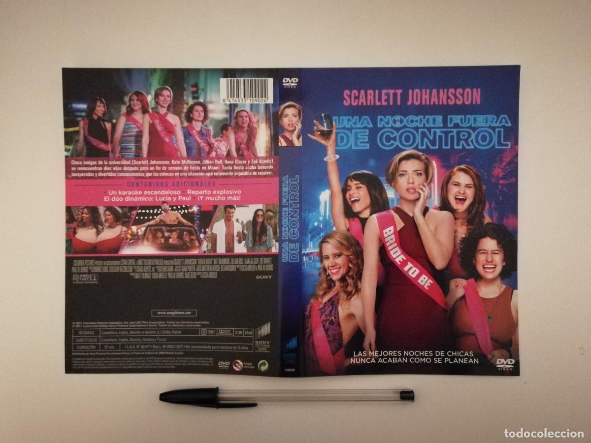 Cinema: CARATULA ORIGINAL -A4- UNA NOCHE FUERA DE CONTROL - Scarlett Johansson