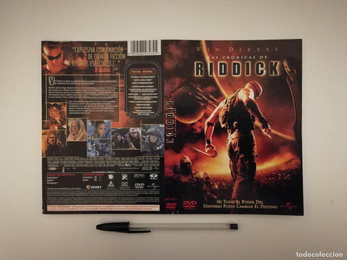 Cinema: CARATULA ORIGINAL -A4- LAS CRONICAS DE RIDDICK - VIN DIESEL