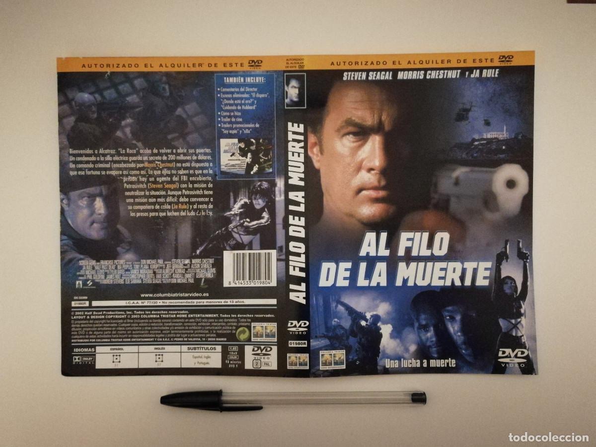 Kino: CARATULA ORIGINAL -A4- AL FILO DE LA MUERTE - STEVEN SEAGAL