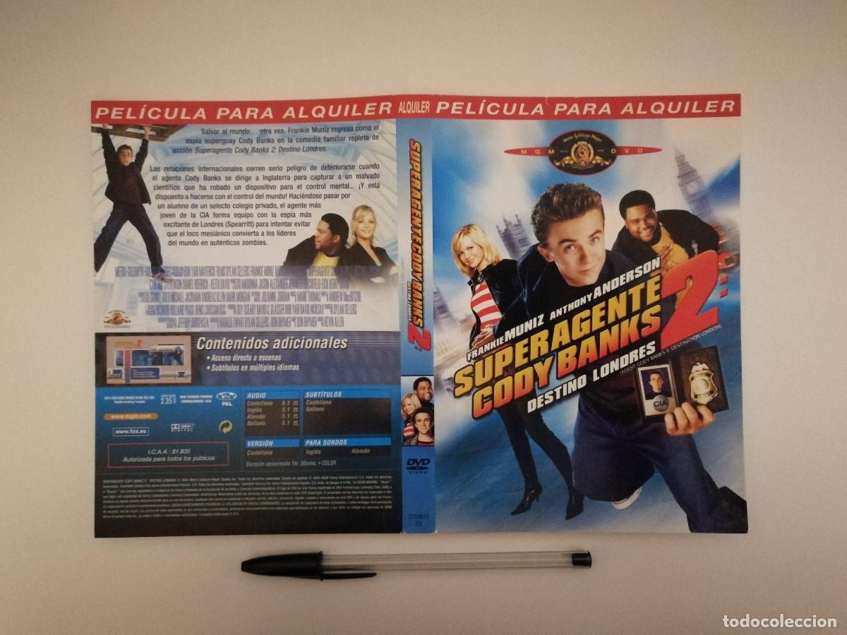 Kino: CARATULA ORIGINAL -A4- Superagente Cody Banks 2: Destino Londres