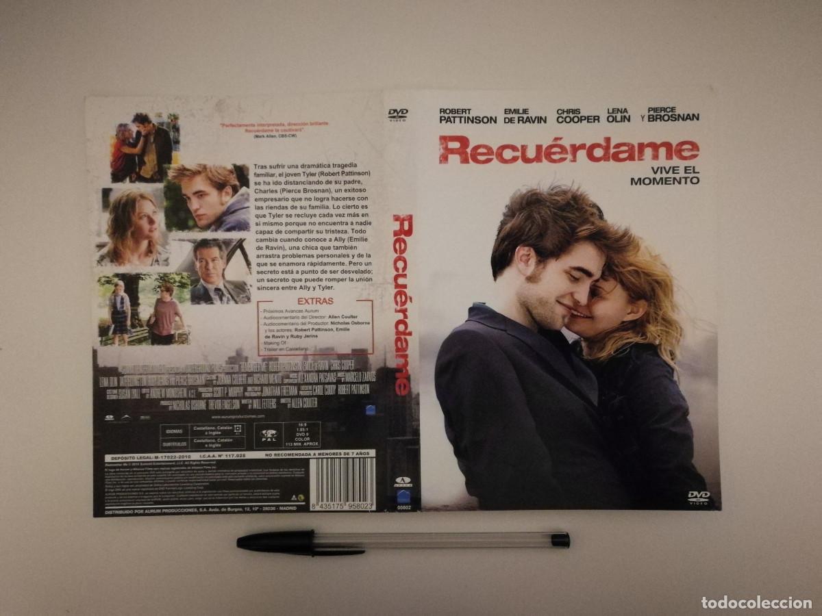 Kino: CARATULA ORIGINAL -A4- RECUERDAME - ROBERT PATTINSON