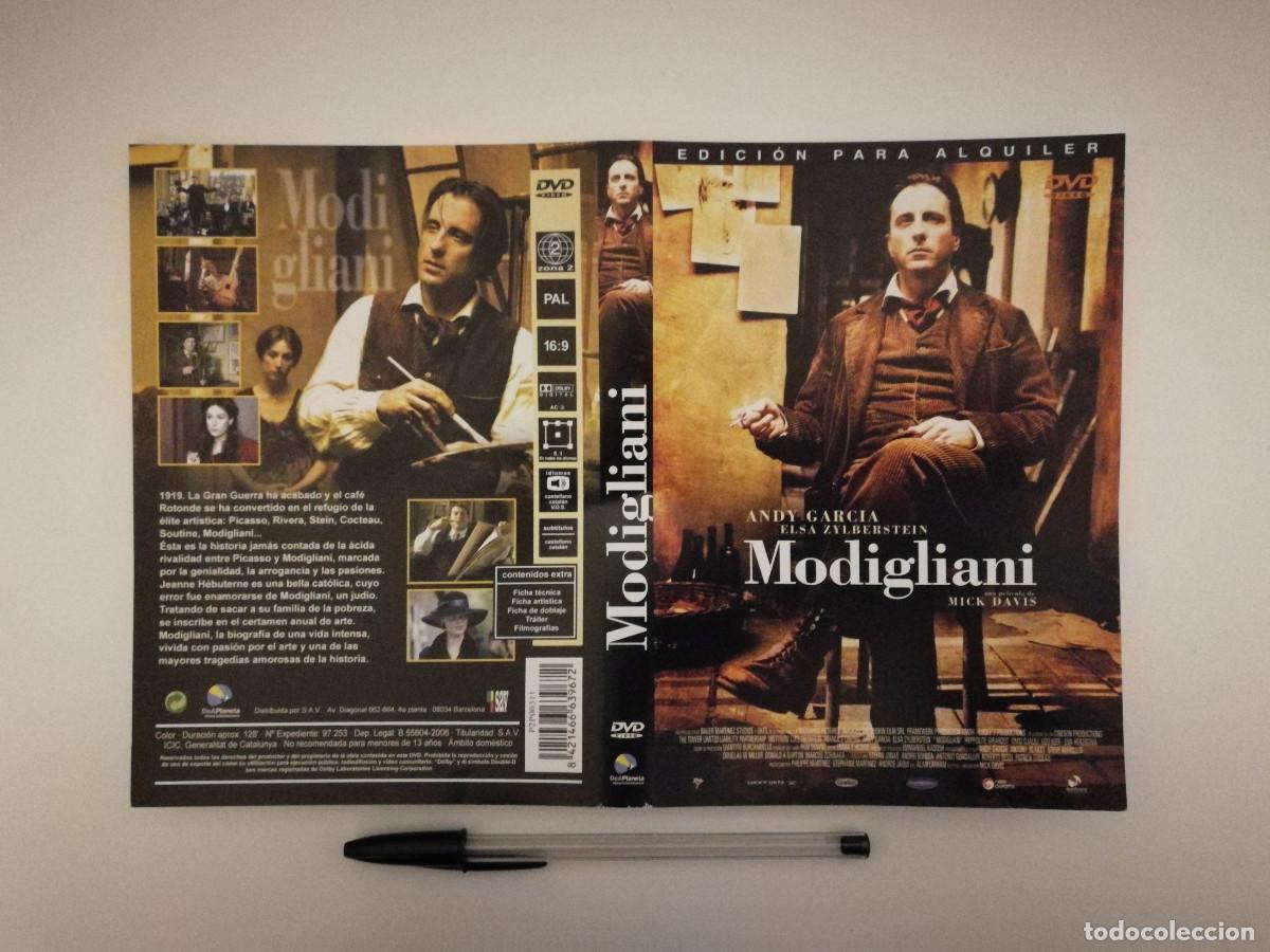 Kino: CARATULA ORIGINAL -A4- Modigliani - ANDY GARCIA