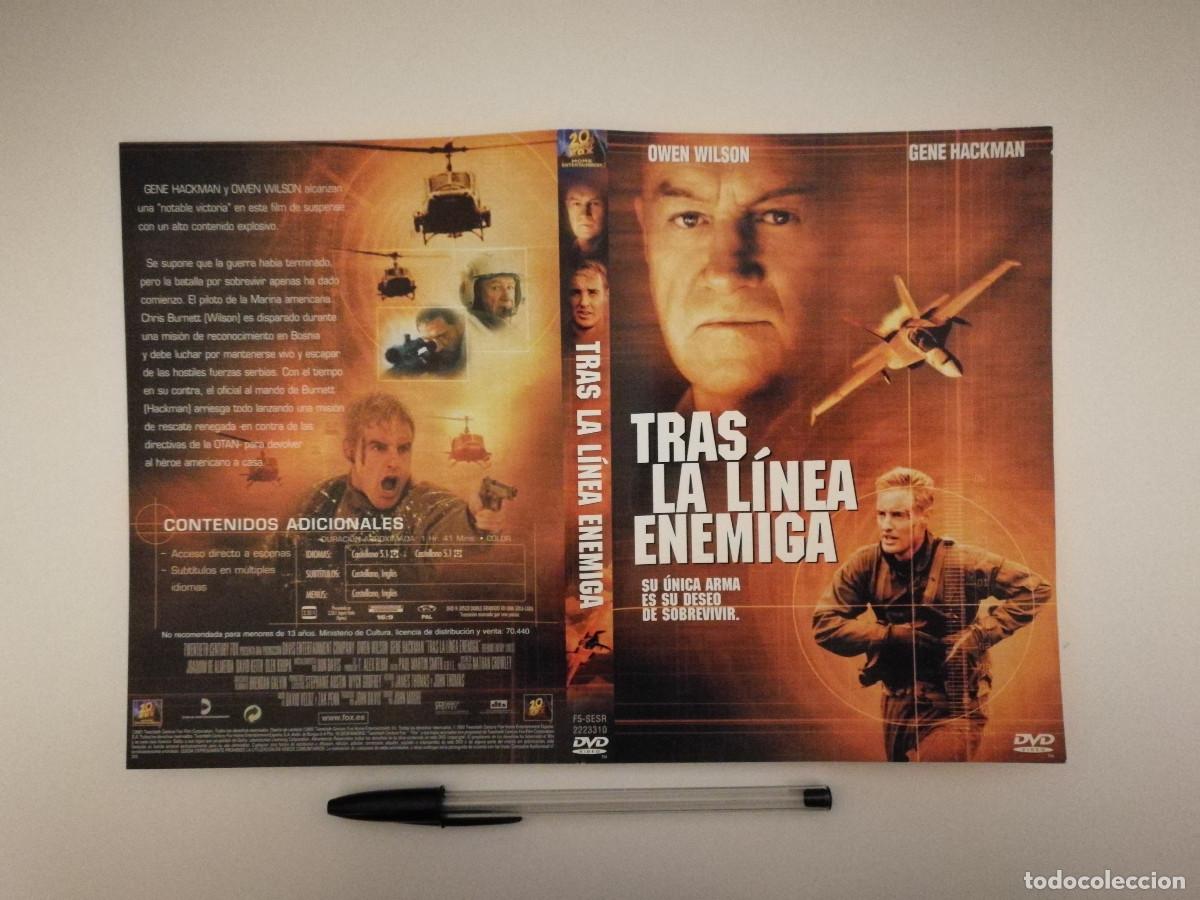 Kino: CARATULA ORIGINAL -A4- TRAS LA LINEA ENEMIGA - GENE HACKMAN