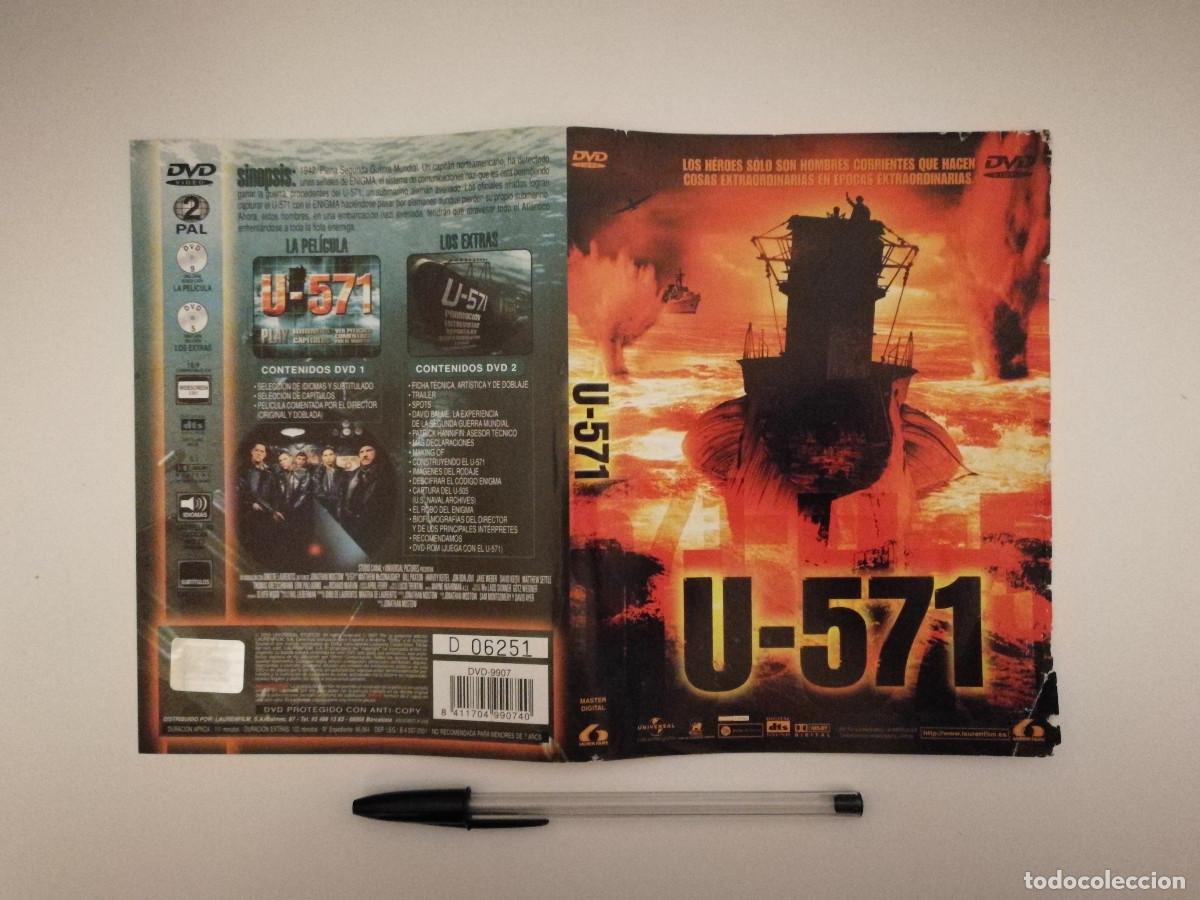Kino: CARATULA ORIGINAL -A4-U-571 - CINE BELICO GUERRA