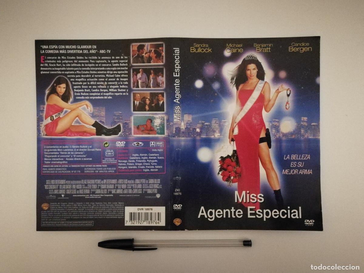 Kino: CARATULA ORIGINAL -A4- MISS AGENTE ESPECIAL - SANDRA BULLOCK