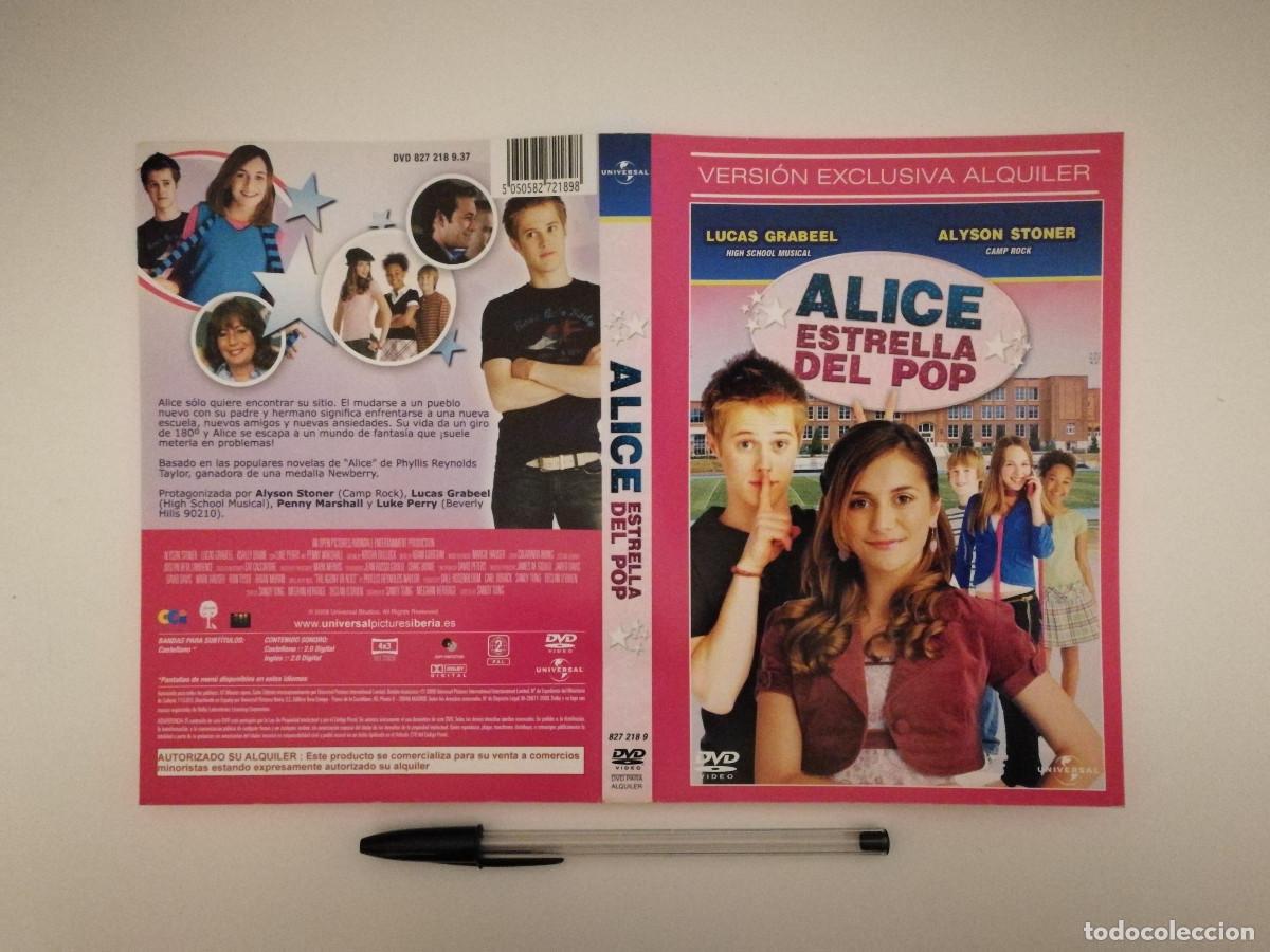 Kino: CARATULA ORIGINAL -A4- ALICE ESTRELLA DEL POP - ALYSON STONER