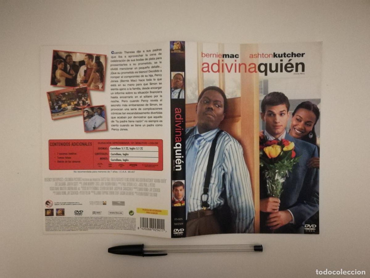 Kino: CARATULA ORIGINAL -A4- ADIVINA QUIEN - ASHTON KUTCHER