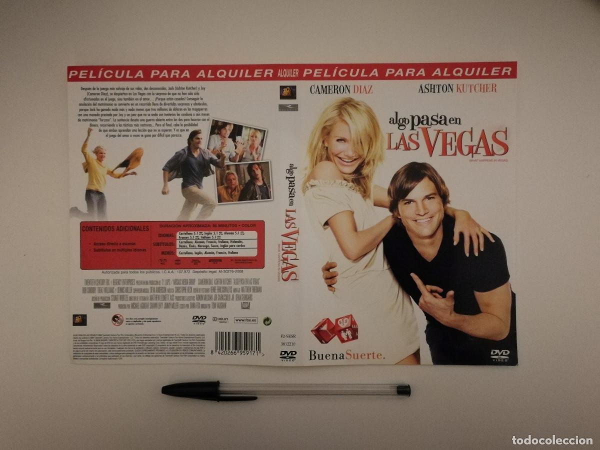 Kino: CARATULA ORIGINAL -A4- ALGO PASA EN LAS VEGAS - CAMERON DIAZ