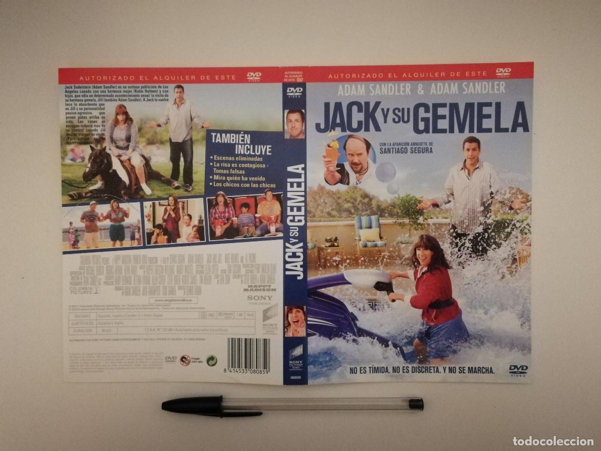 Kino: CARATULA ORIGINAL -A4- JACK Y SU GEMELA - ADAM SANDLER