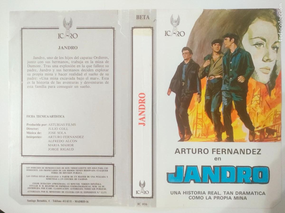 Cine: SUBASTA DE CARATULAS 73 - JANDRO ICARO BETA - Foto 1