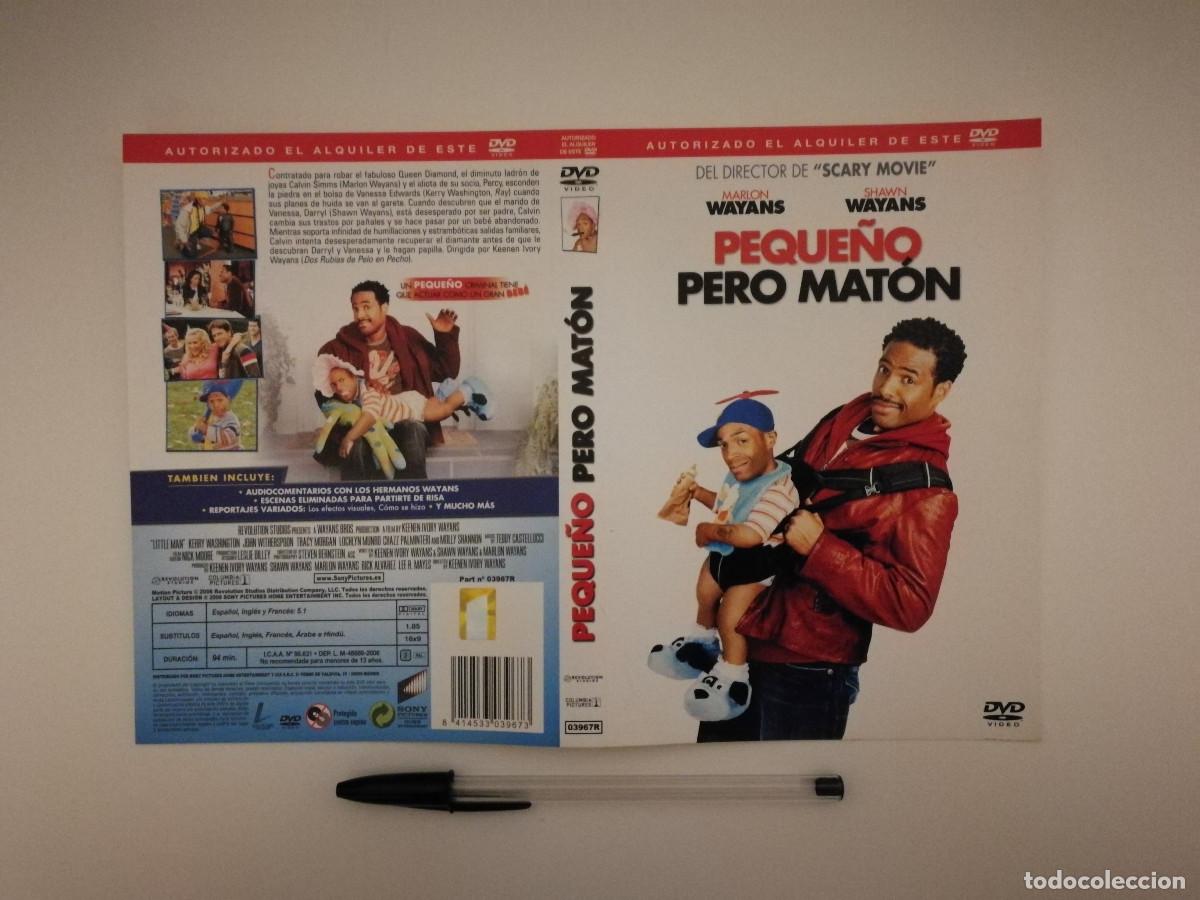 Cinema: CARATULA ORIGINAL -A4- PEQUE&Ntilde;O PERO MATON - WAYANS