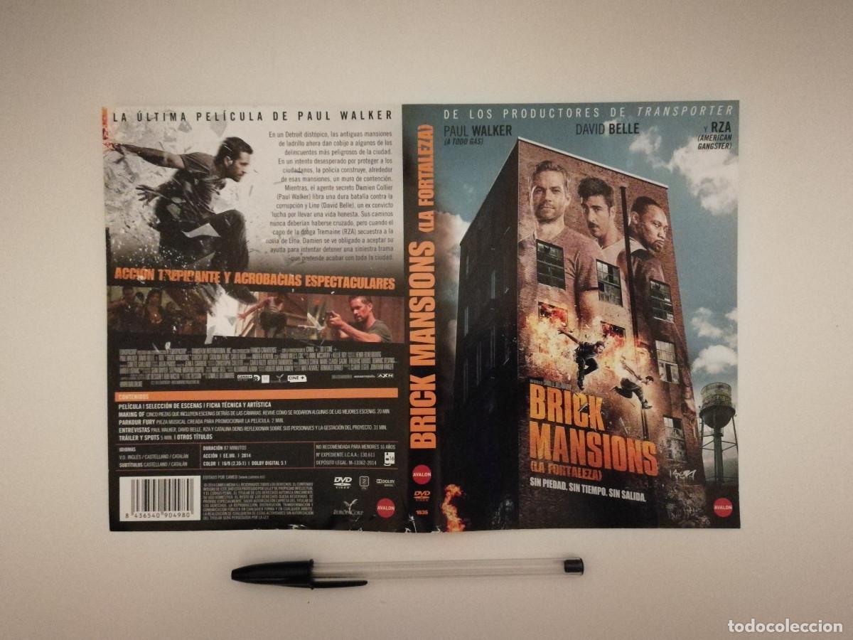 Cinema: CARATULA ORIGINAL -A4- BRICK MANSIONS LA FORTALEZA - CIENCIA FICCION
