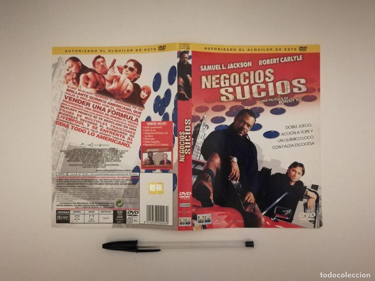 Cinema: CARATULA ORIGINAL -A4- NEGOCIOS SUCIOS - SAMUEL L JACKSON