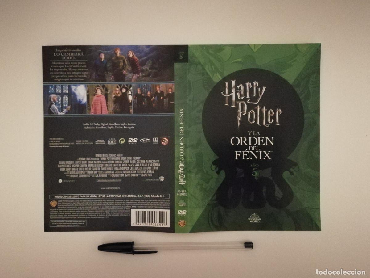 Cinema: CARATULA ORIGINAL -A4- Harry Potter y la Orden del F&eacute;nix