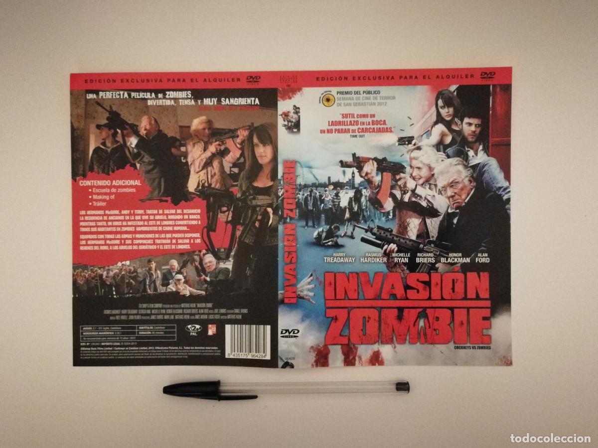 Cinema: CARATULA ORIGINAL -A4- INVASION ZOMBIE - TERROR GORE