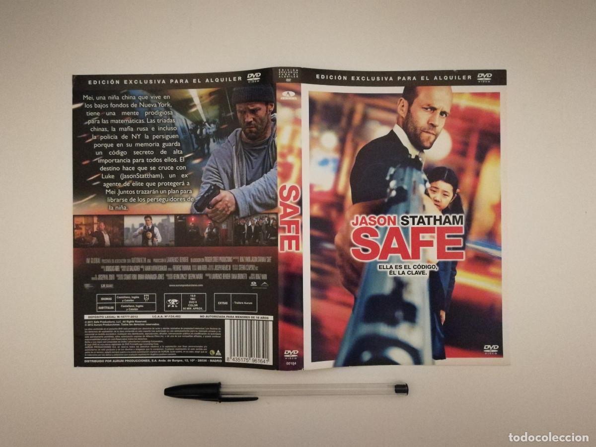 Cinema: CARATULA ORIGINAL -A4- SAFE - JASON STATHAM - THRILLER - POLICIACO