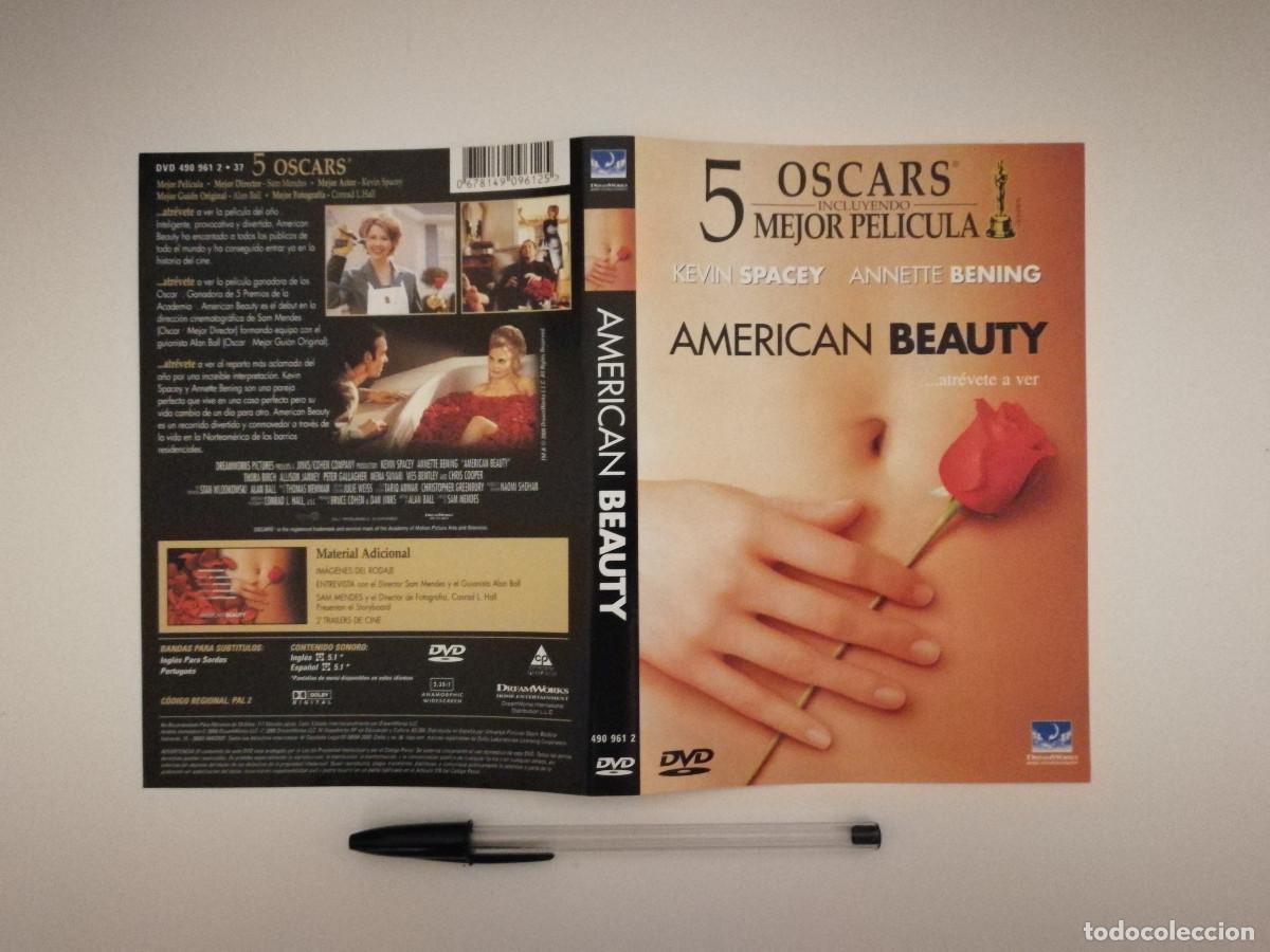 Cinema: CARATULA ORIGINAL -A4- AMERICAN BEAUTY - Annette Bening - KEVIN SPACEY - THORA BIRCH