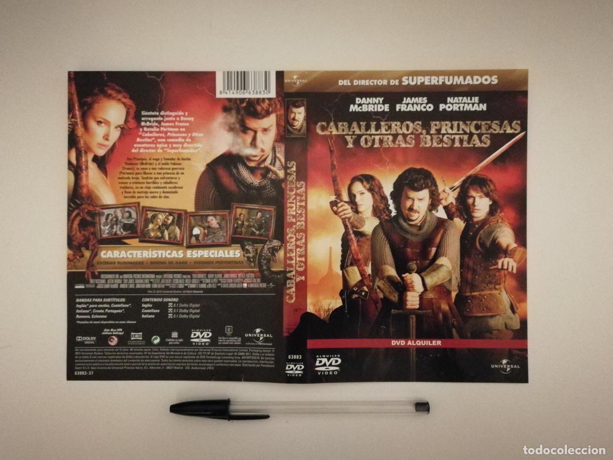 Cinema: CARATULA ORIGINAL -A4- CABALLEROS PRINCESAS Y OTRAS BESTIAS - NATALIE PORTMAN