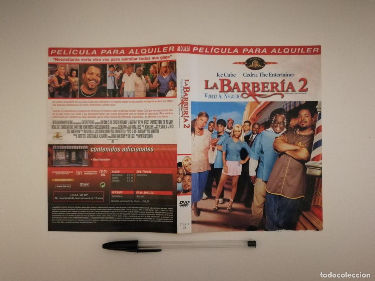 Cinema: CARATULA ORIGINAL -A4- LA BARBERIA 2 - ICE CUBE